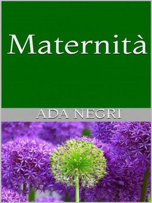 cover image of Maternità